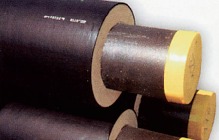 Фрагмент трубы с заводской теплоизоляцией