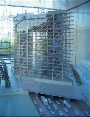 Модель здания «Городские ворота Дюссельдорфа»