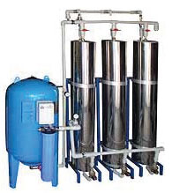 Система для предподготовки воды перед ионообменной установкой производительностью 6–7 м3/ч