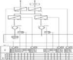 Схема функционирования одного из блоков вытяжной системы