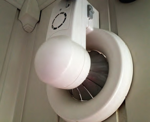 Вытяжной гигрорегулируемый вентилятор в санузле