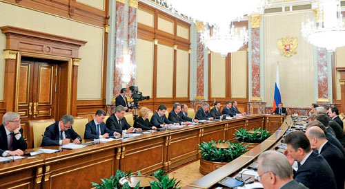 заседание Правительства РФ