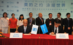 Midea продолжает сотрудничество с Международной федерацией плавания