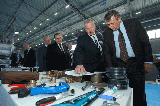 Uponor открыл завод по производству пластиковых труб в России