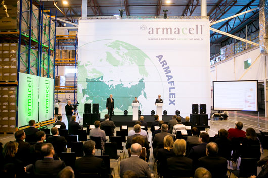 Концерн Armacell презентовал первую линию по производства теплоизоляции Armaflex в России