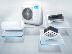 Новая инверторная мультисистема Midea со свободной комбинацией внутренних блоков
