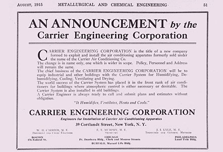 100 лет Carrier, крупнейшему производителю кондиционеров!