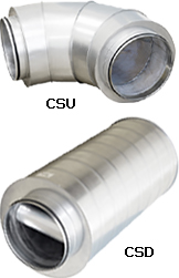 Новые шумоглушители CSU и CSD