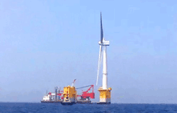 Япония построила самый большой на сегодняшний день морской ветрогенератор