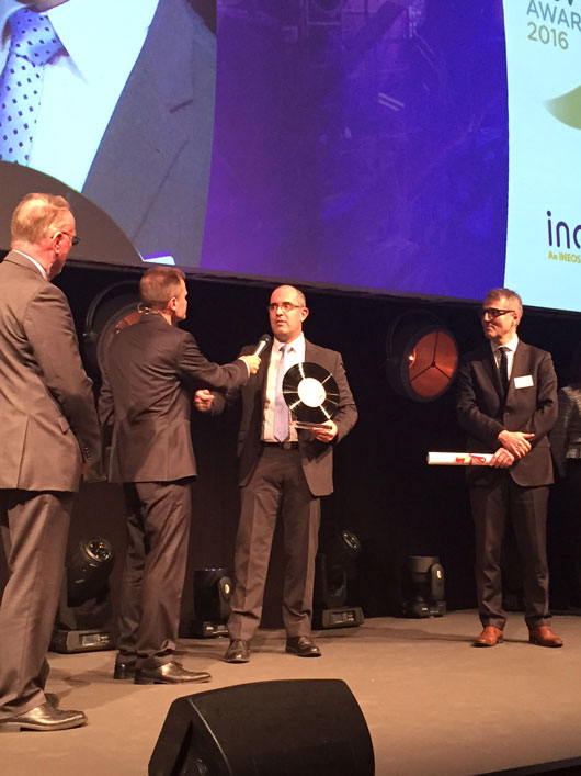 Компания Nicoll получила бронзовую награду INOVYN Award 2016 за лучшие новаторские разработки в ПВХ отрасли!