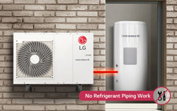 LG THERMA V – это система с тепловым насосом с передачей тепла от воздуха к воде