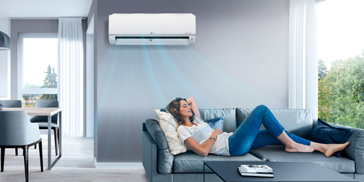 Новые модели LG Dualcool с системой Aircare Complete System обеспечивают свежий и чистый воздух в помещении