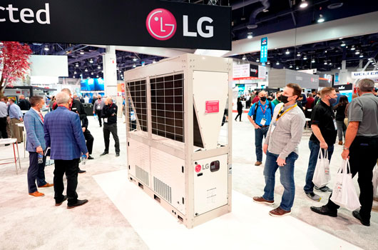 LG ELECTRONICS выступает на выставке AHR EXPO с дебютом портфолио систем кондиционирования воздуха 2022 года