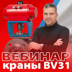 ПРИГЛАШАЕМ НА ВЕБИНАР АДЛ: «Сегментные регулирующие краны BV31, их особенности и применение»