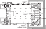 План первого этажа кинотеатра «Прогресс»
