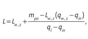 Эффективность вентиляции  E<sub>v</sub> вычисляется по формуле