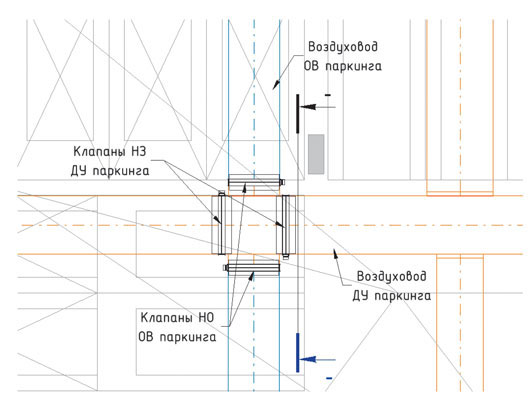 Рис. 9. План крестовины